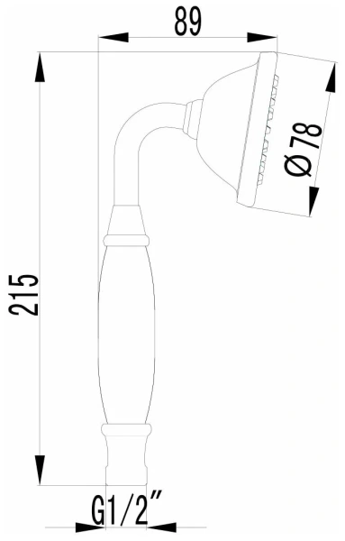 Душевая лейка Lemark (LM8007C)